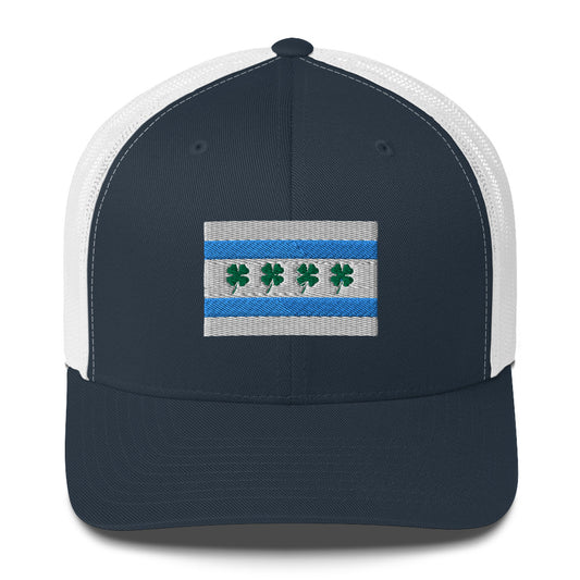 “Chi-rish.” Flag Embroidered Trucker Cap