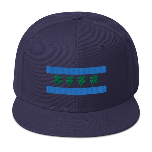 Chi-rish flag Snapback Hat