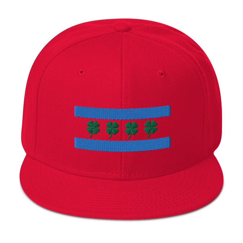 Chi-rish flag Snapback Hat