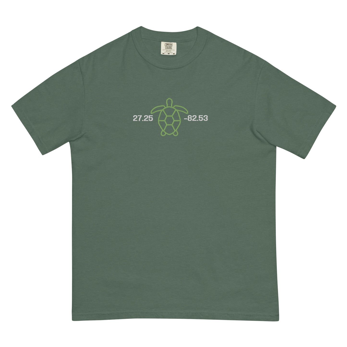SK Unisex garment-dyed heavyweight t-shirt