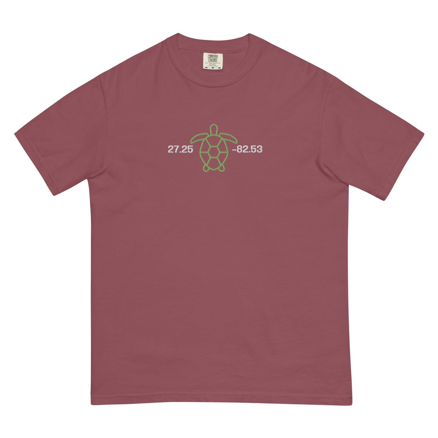 SK Unisex garment-dyed heavyweight t-shirt