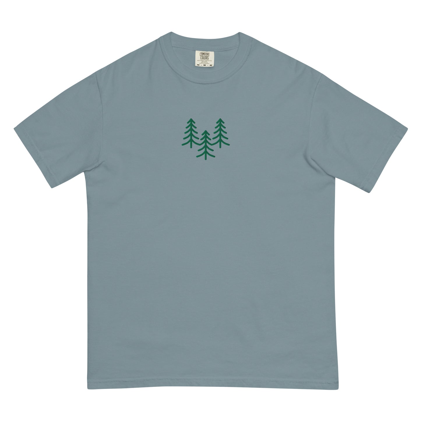 Pine Trio Embroidered Unisex garment-dyed heavyweight t-shirt