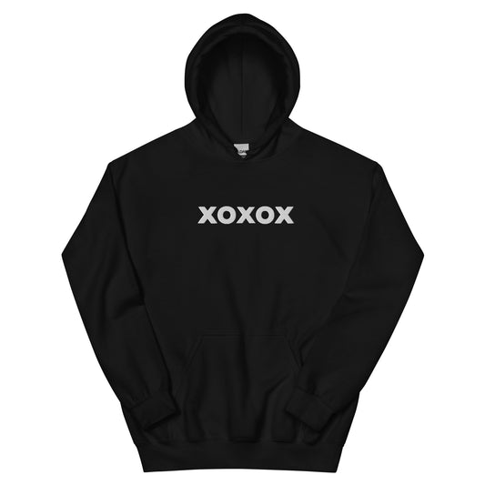 “xoxox” Embroidered Unisex Hoodie