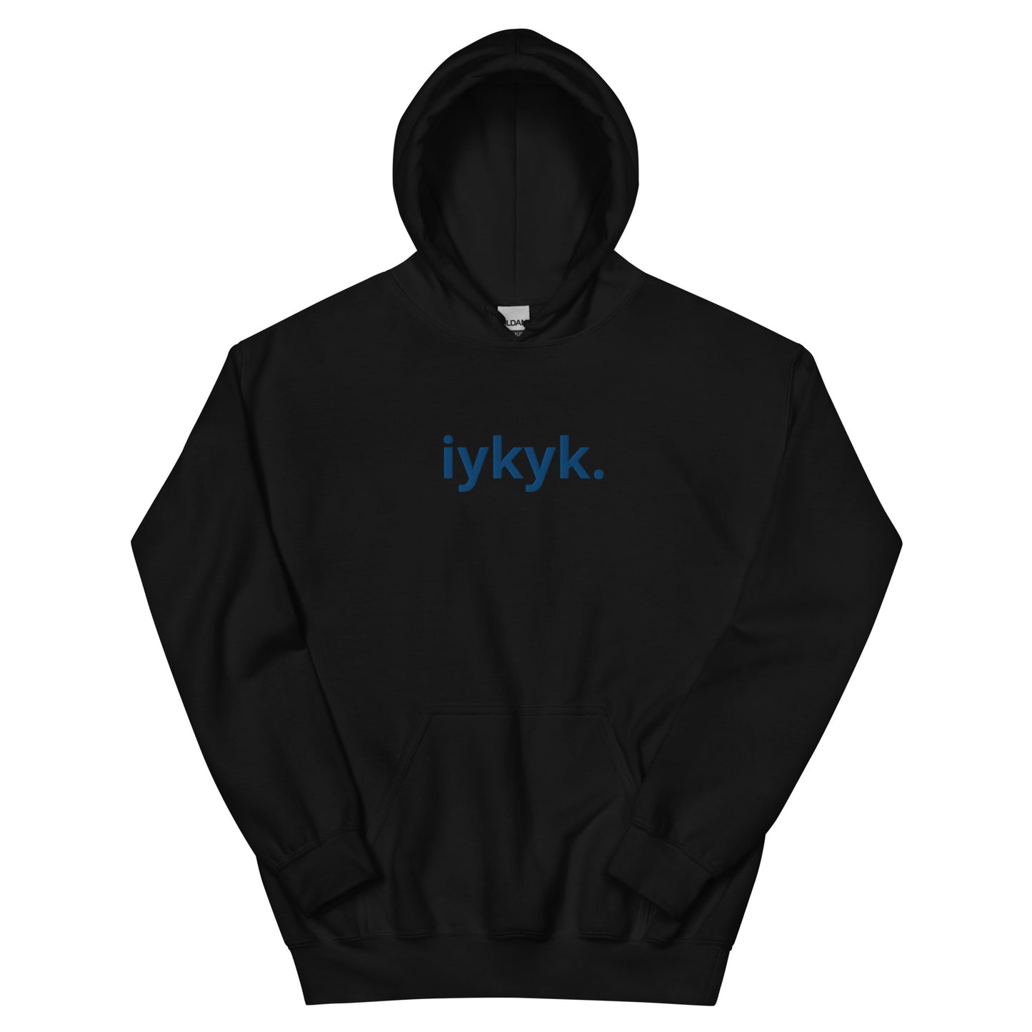 “iykyk.” Embroidered Unisex Hoodie