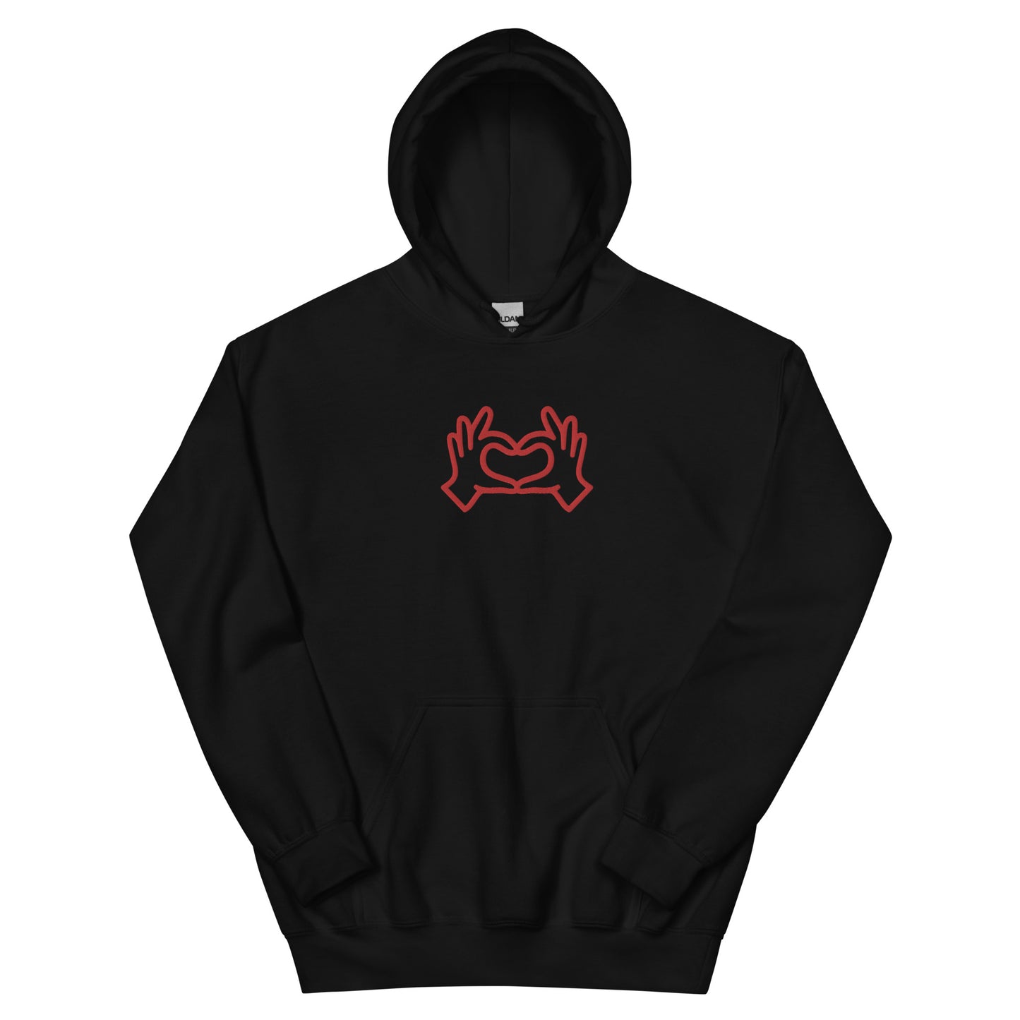 HeartHands/EmbroideredUnisexHoodie