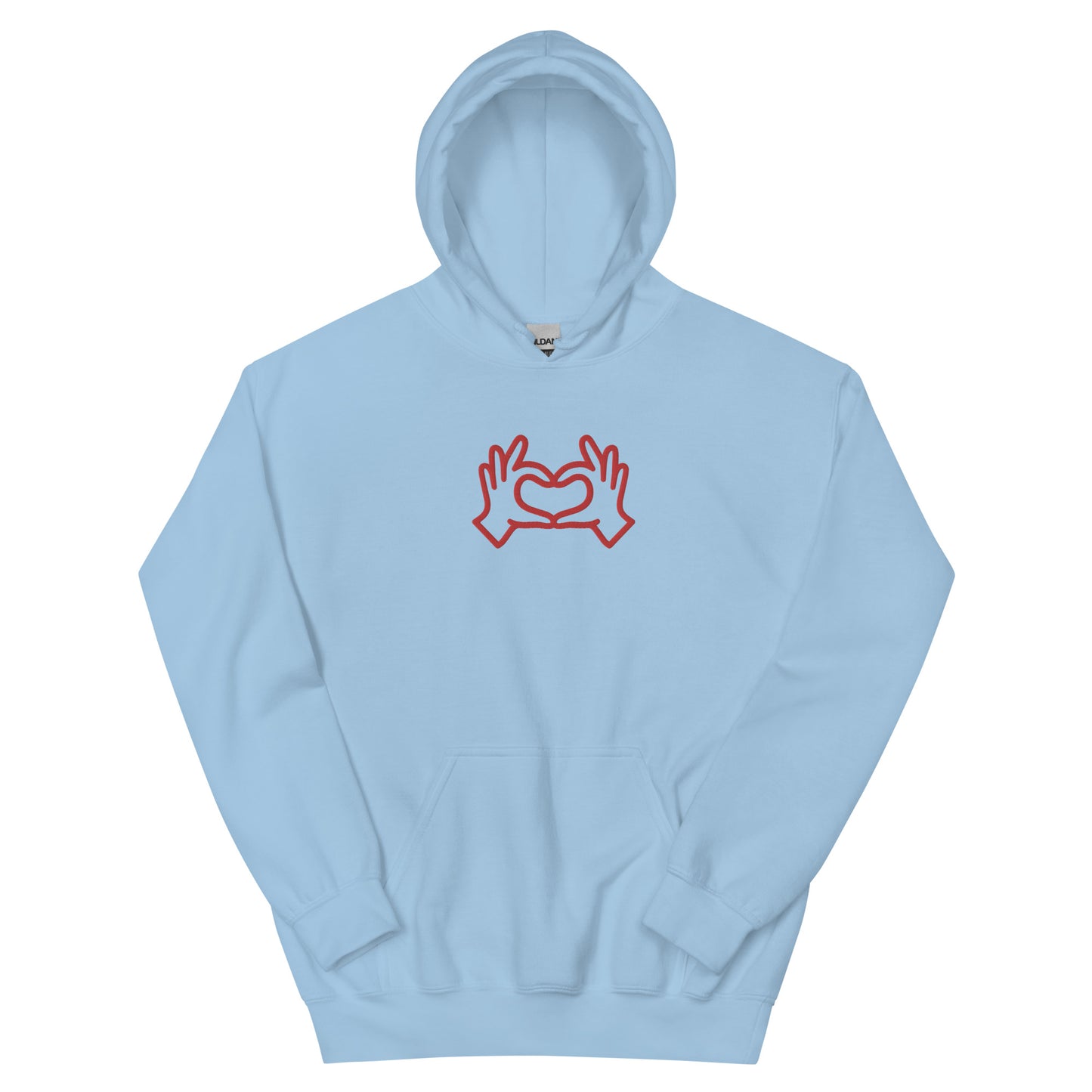 HeartHands/EmbroideredUnisexHoodie