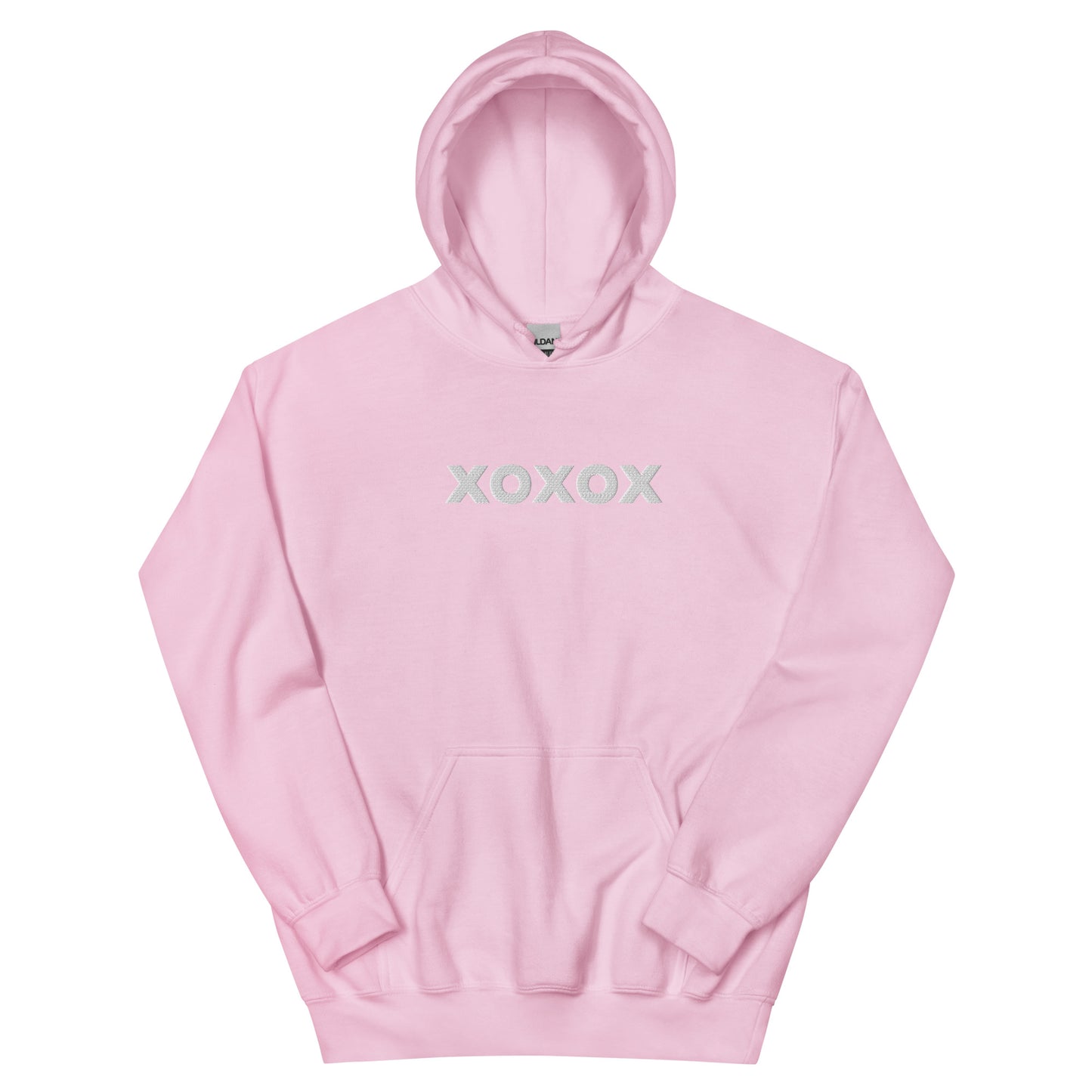 “xoxox” Embroidered Unisex Hoodie