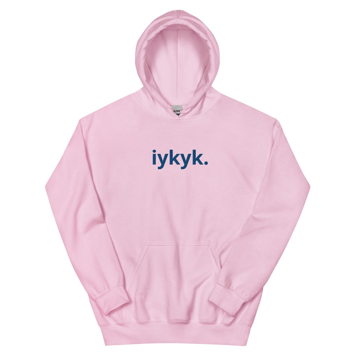 “iykyk.” Embroidered Unisex Hoodie