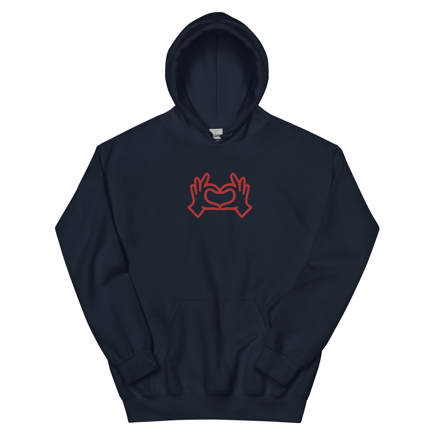 HeartHands/EmbroideredUnisexHoodie