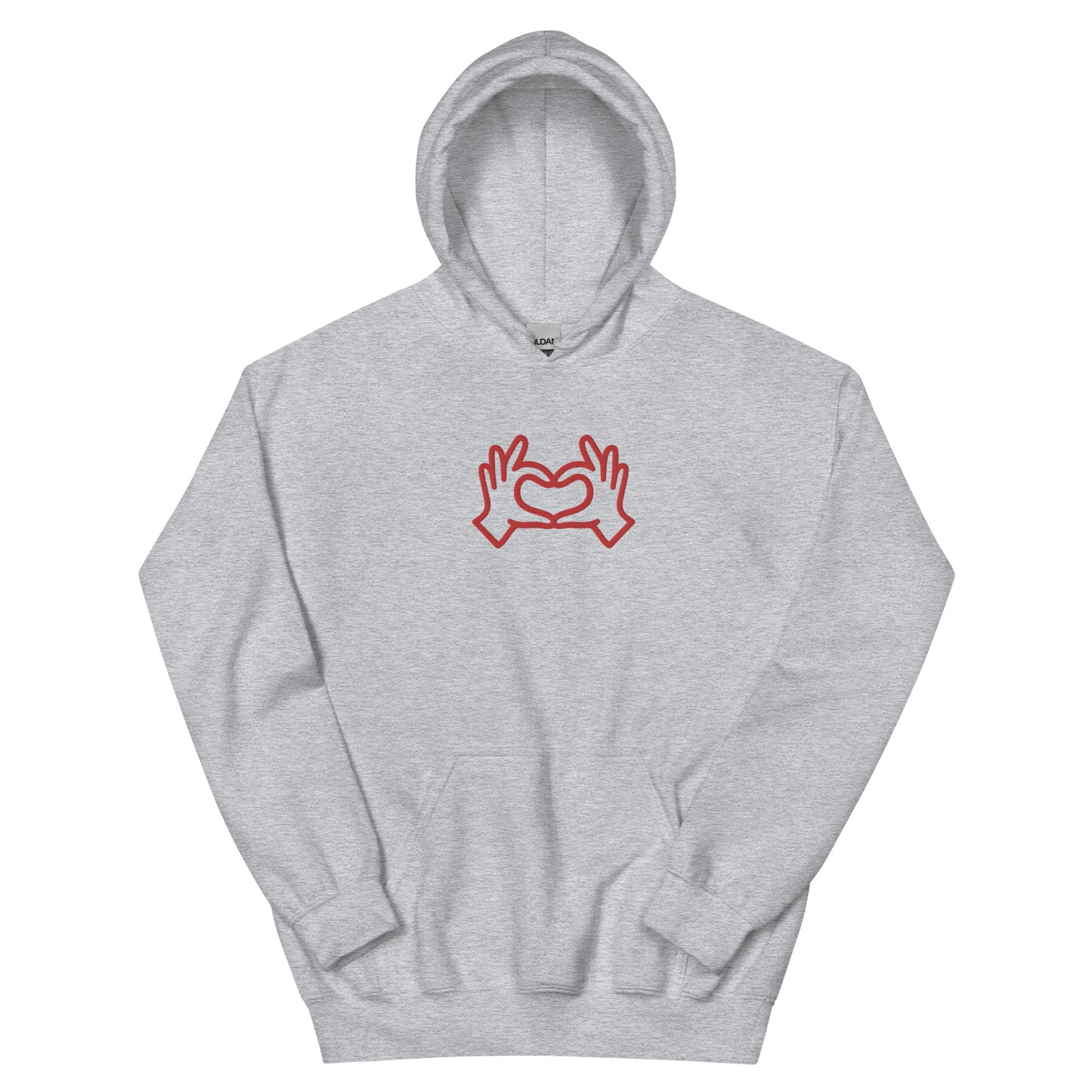HeartHands/EmbroideredUnisexHoodie