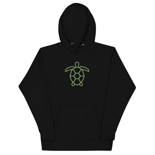 Sea Turtle Embroidered Unisex Hoodie