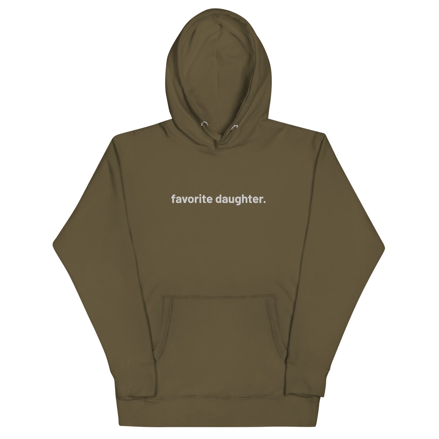 “favorite daughter.” Embroidered Unisex Hoodie