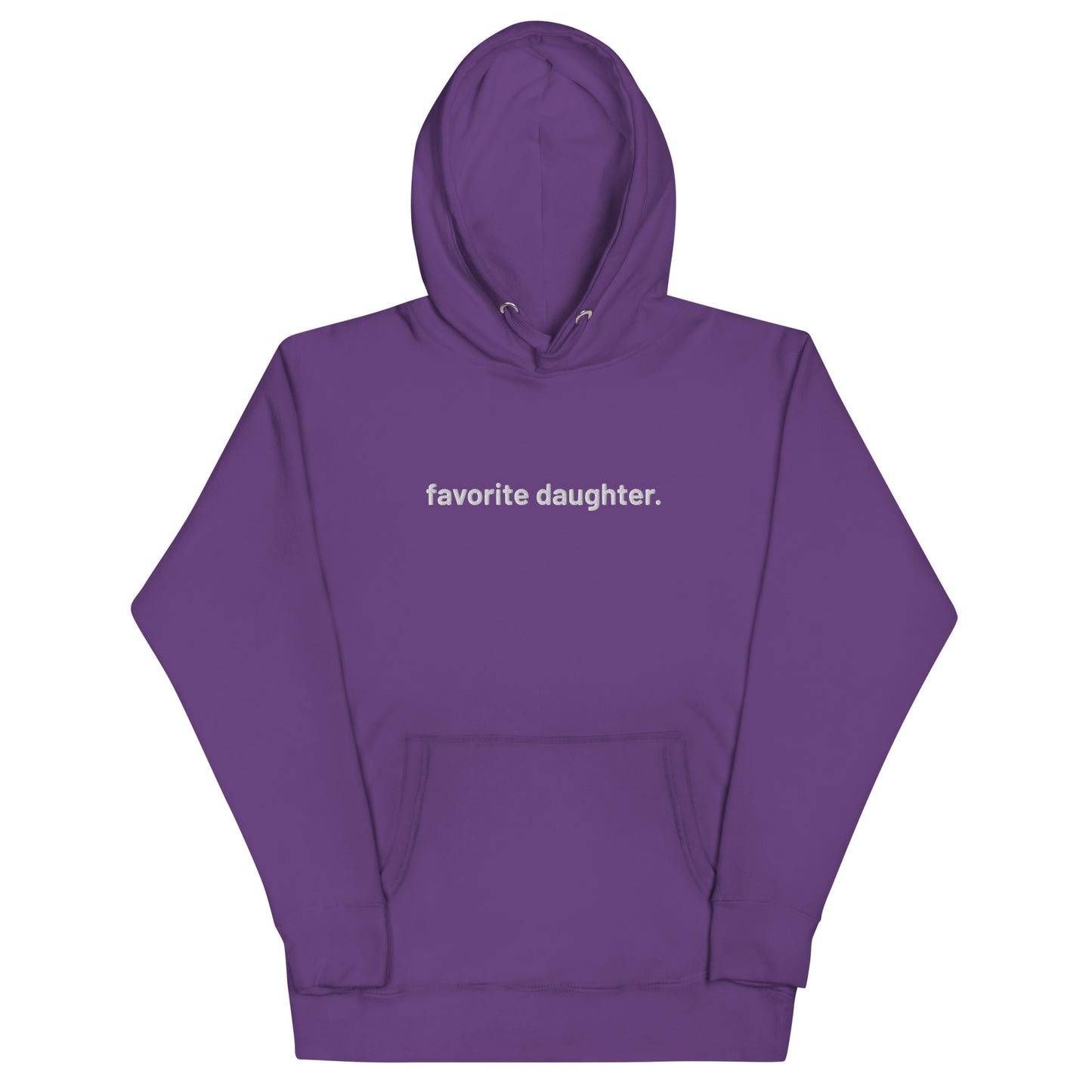 “favorite daughter.” Embroidered Unisex Hoodie
