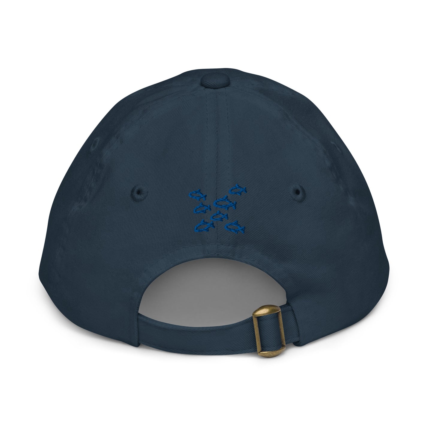 “go fish.” & School of fishes Embroidered Youth Baseball Cap