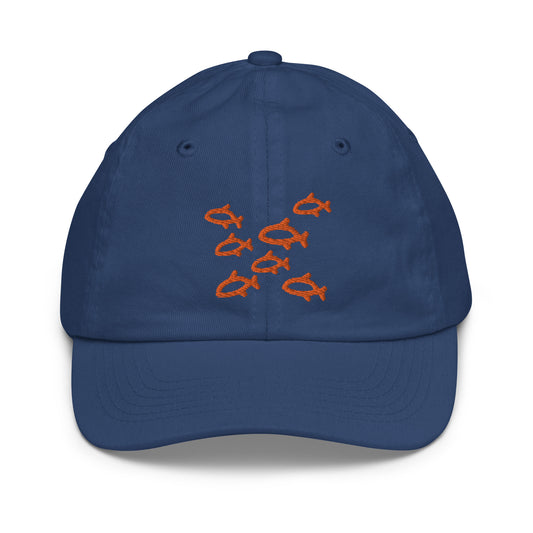 School of Fish Embroidered Youth Baseball Hat